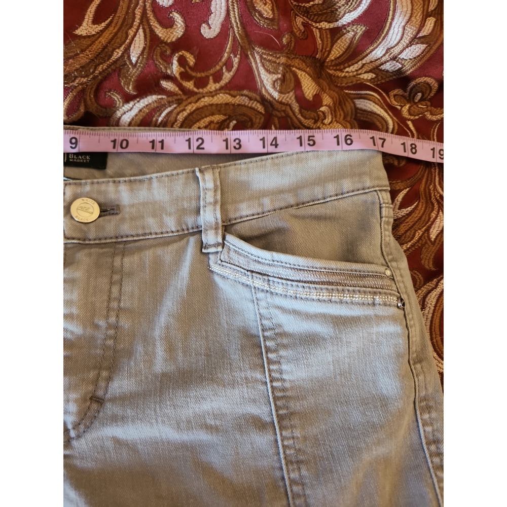 White House Black Market Womens Cargo Slim Leg Pants Size 8R - Picture 4 of 16